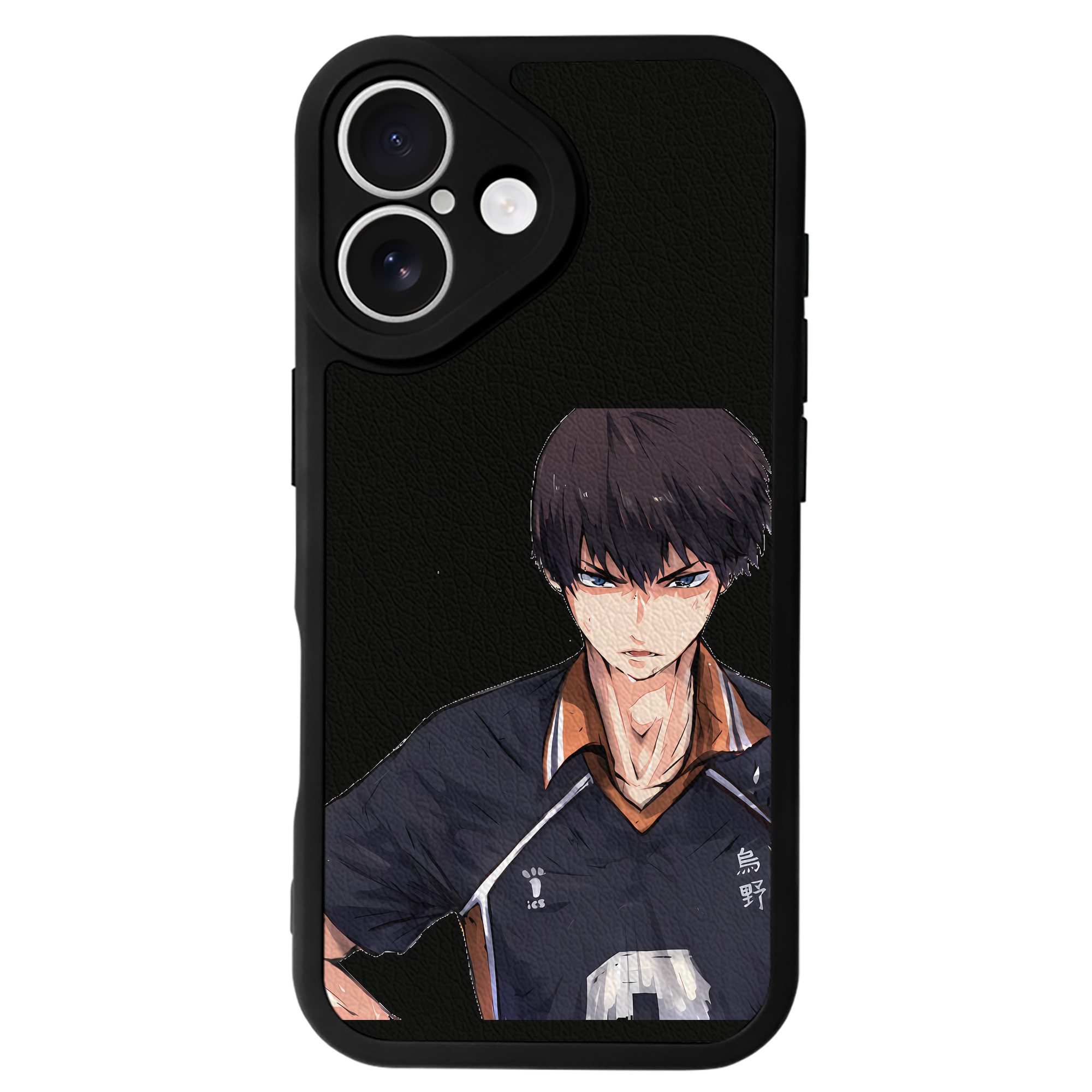 （画像用） ハイキュー!! Haikyu!! 【iPhone 16シリーズ対応】シリコンスマホケース（レザー調） 材質：シリコン